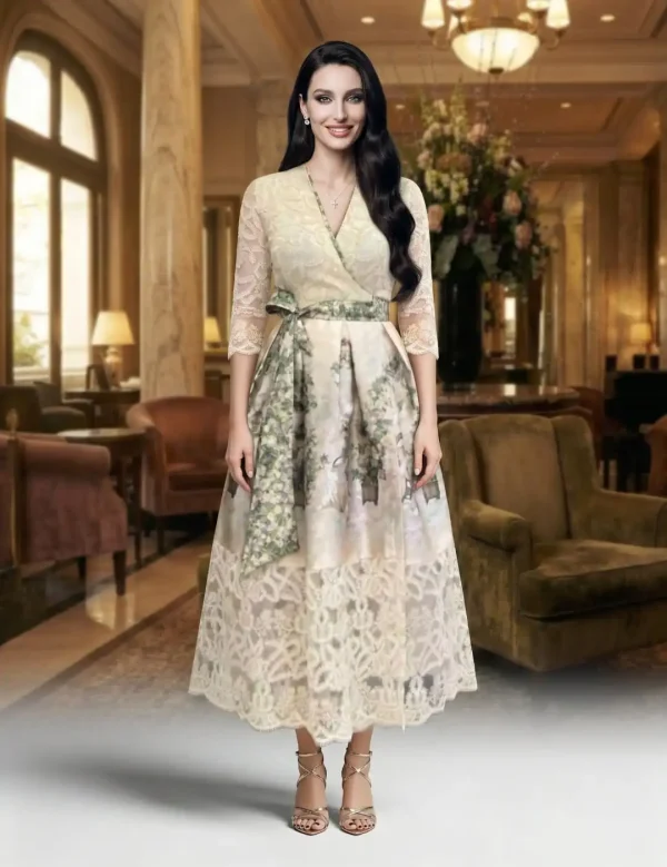 Rochie GARDEN Romance Crem