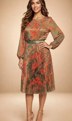 Rochie Adele casual elegantă satinată