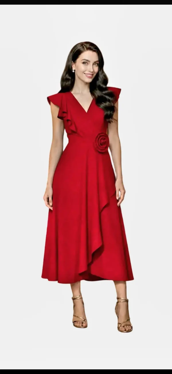 Rochie de Seară Roșie Amalia
